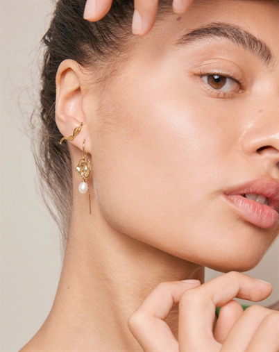 Enamel Copenhagen - Kai Pearl Øreringe - Guldfarvet